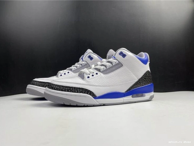 3 Jordan Blue Racer CT8532-145 Air 0728